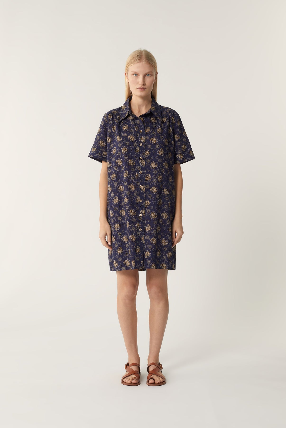 MAUD NAVY DRESS vue 8