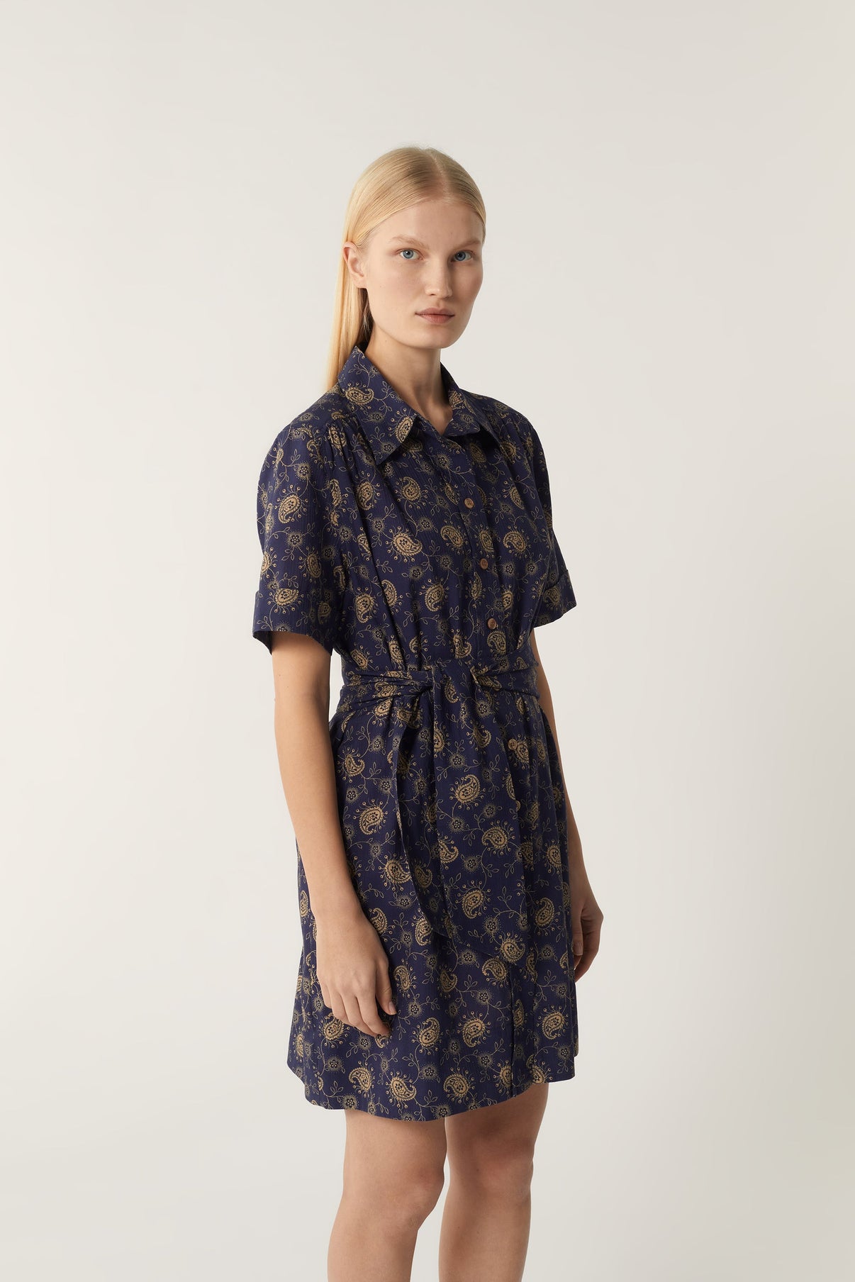 MAUD NAVY DRESS vue 5