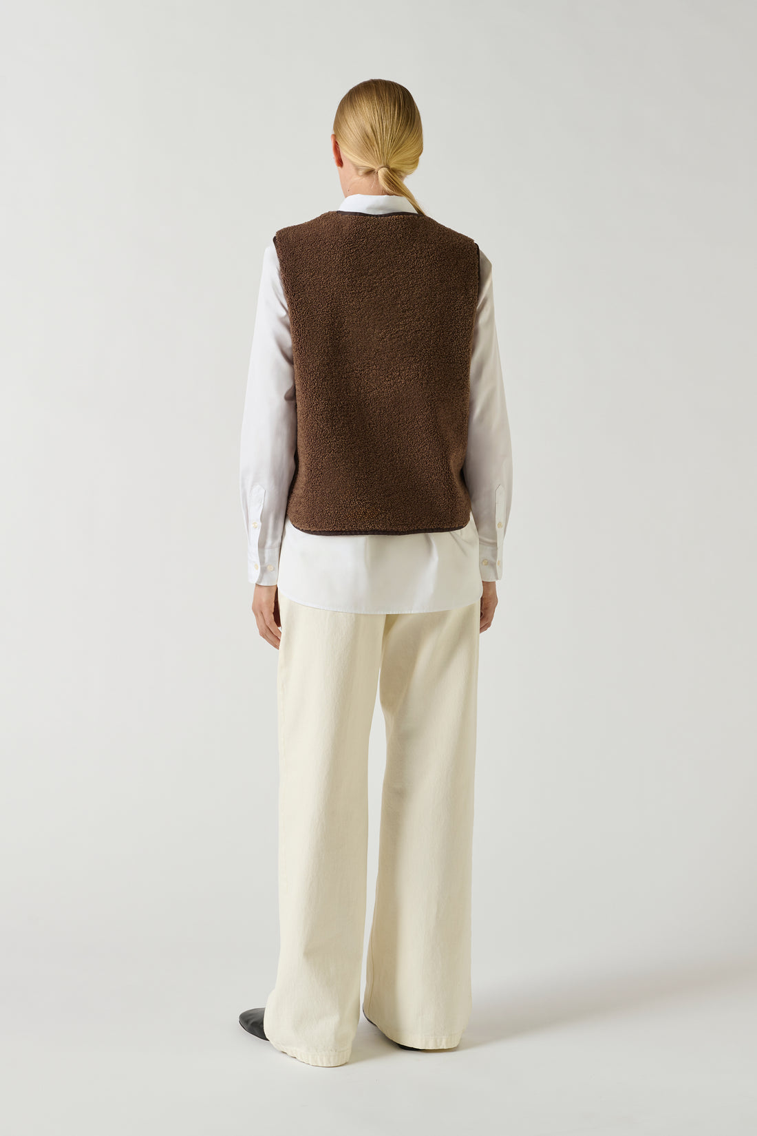 Gilet sans manches Fusil - Marron - Femme