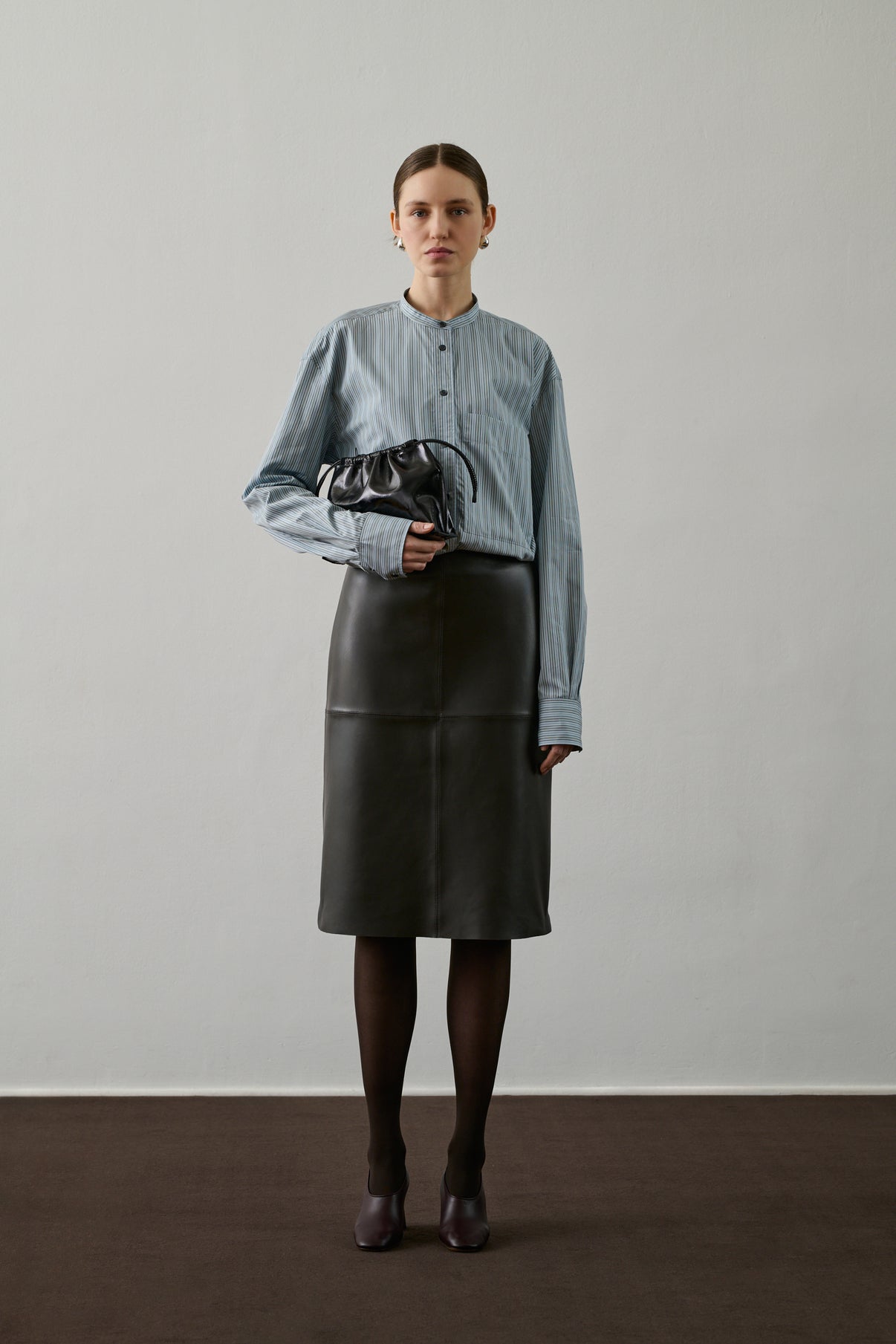 Chemise Formentera - Bleu Ciel/Noir - Coton - Femme vue 5