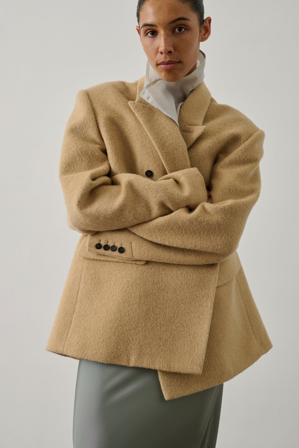 Manteau Helga - Beige - Coton - Femme vue 4
