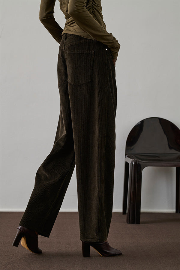 Pantalon Gunther - Ébène - Coton - Femme vue 3