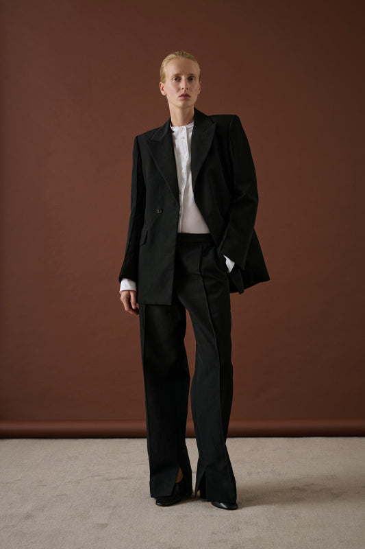 Pantalon Erik - Noir - Lin - Femme