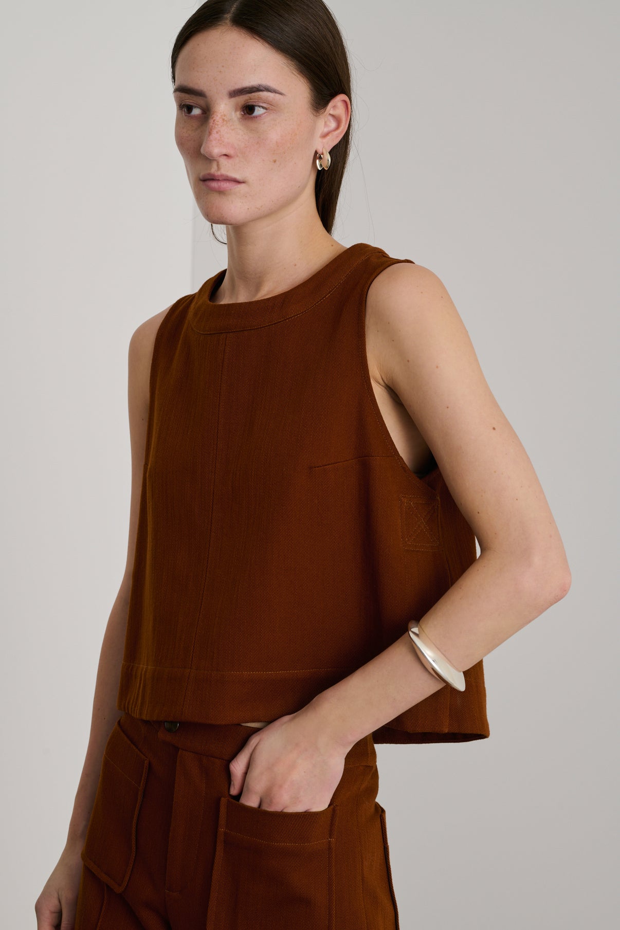 Top Pampa - Terre Battue - Coton - Femme vue 1