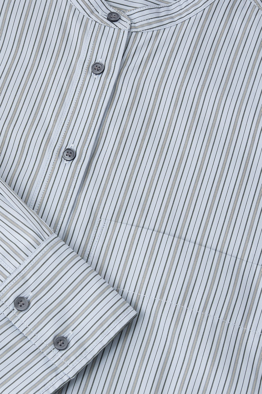 Chemise Formentera - Bleu Ciel/Noir - Coton - Femme vue 8