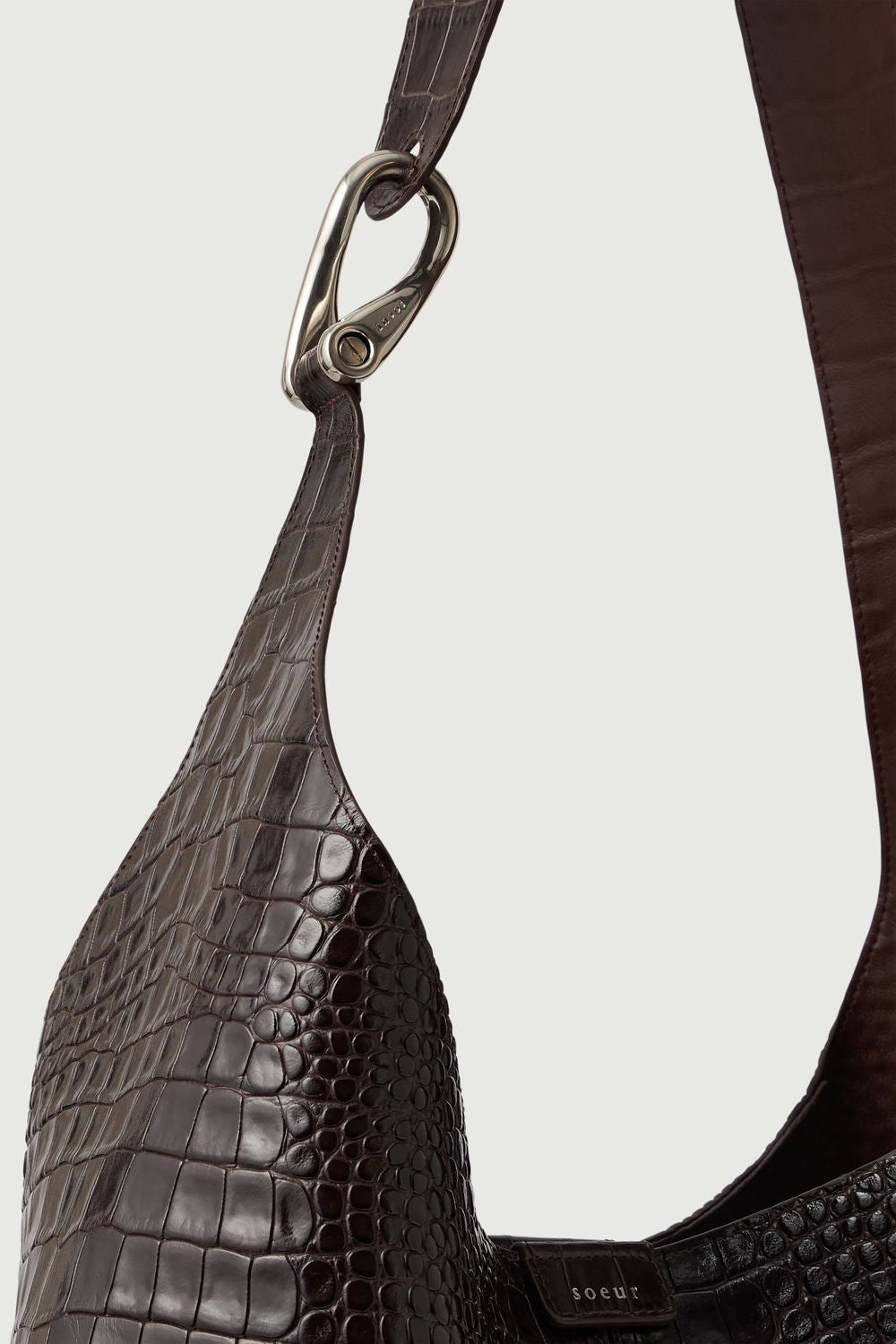 Sac Cosima - Marron Foncé - Cuir - Femme