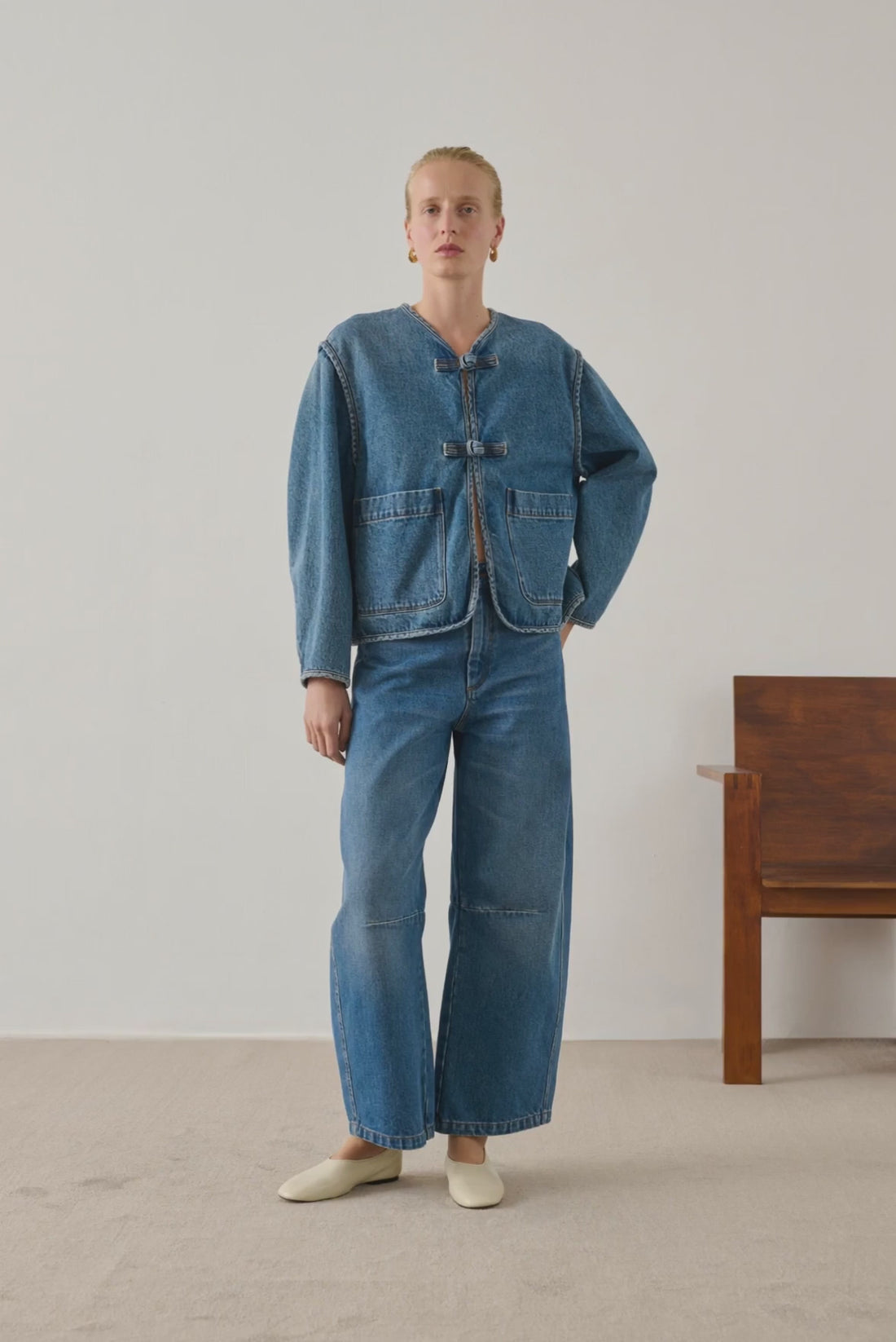 Jean Eliott - Bleu - Coton - Femme